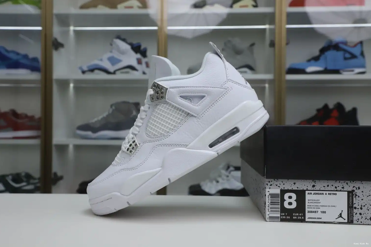 4 Jordan pure Jordan Air money retro Kimikick 0808